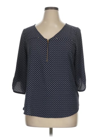 Tempted 3/4 Sleeve Blouse (view 1)