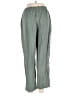 MNG Solid Green Casual Pants Size M - photo 2