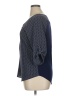 Tempted Blue 3/4 Sleeve Blouse Size XL - photo 5