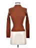 Shein Brown Long Sleeve Top Size 4 - photo 1