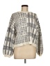 Splendid Checkered-gingham Ivory Pullover Sweater Size M - photo 1