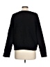 Aqua Solid Black Pullover Sweater Size L - photo 2