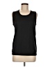 SOFFE 100% Polyester Black Sleeveless T-Shirt Size M - photo 1