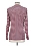 CAbi 100% Polyester Stripes Burgundy Long Sleeve Blouse Size XS - photo 2