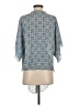 Max Studio 100% Polyester Blue Kimono Size S - photo 2