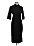 Nicole Miller Collection Solid Black Casual Dress Size 4 - photo 1