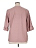 Assorted Brands Pink 3/4 Sleeve Blouse Size 2X - photo 2