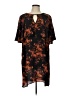 uncle frank Print Black Casual Dress Size L - photo 1