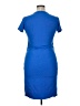 Assorted Brands Solid Blue Casual Dress Size XL - photo 2