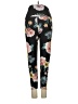Onzie Floral Black Leggings Size XS - photo 2