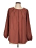 BLOOMCHIC 100% Polyester Brown Long Sleeve Blouse Size 10 - photo 1