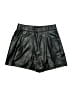 Zara Metallic Black Shorts Size S - photo 1