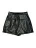 Zara Metallic Black Shorts Size S - photo 2
