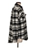 Grace & Emma 100% Polyester Plaid Gray Long Sleeve Blouse Size L - photo 4
