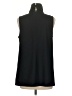 Kaari Blue 100% Polyester Black Sleeveless Blouse Size M - photo 2