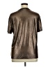 Edgely Metallic Brown Silver Short Sleeve T-Shirt Size 0X - photo 2