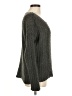 Calvin Klein Metallic Gray Green Pullover Sweater Size M - photo 4