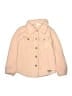 Roxy 100% Polyester Hearts Tan Coat Size 10 - 12 - photo 1