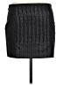 Mason Solid Black Gray Formal Skirt Size 10 - photo 2