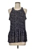 Rose + Olive Black Sleeveless Blouse Size M - photo 1