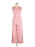 Unbranded 100% Polyester Solid Pink Jumpsuit Size XL - photo 1