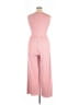 Unbranded 100% Polyester Solid Pink Jumpsuit Size XL - photo 2