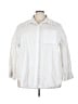 Assorted Brands 100% Cotton Ivory 3/4 Sleeve Button-Down Shirt Size 3X - photo 1
