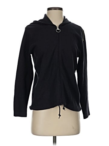 Petite Sophisticate Zip Up Hoodie (view 1)
