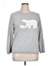 Talbots Print Gray Pullover Sweater Size 1X - photo 1