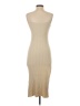 Shein 100% Polyester Tan Casual Dress Size 4 - photo 2