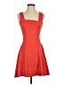 Chesley Solid Orange Cocktail Dress Size S (estimated) - photo 1