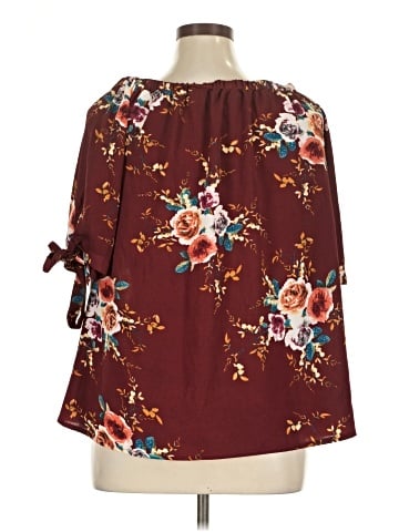 Rose Gal 3/4 Sleeve Blouse (view 2)