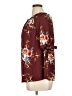 Rose Gal 100% Polyester Burgundy 3/4 Sleeve Blouse Size 16 - photo 5