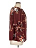 Rose Gal 100% Polyester Burgundy 3/4 Sleeve Blouse Size 16 - photo 4