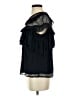 Current Air Black Short Sleeve Blouse Size S - photo 5