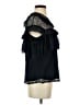 Current Air Black Short Sleeve Blouse Size S - photo 4
