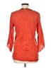 Selene Sport 100% Polyester Orange 3/4 Sleeve Blouse Size M - photo 2