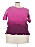 Assorted Brands Pink Purple Short Sleeve Top Size 22 (estimated) - photo 1