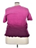 Assorted Brands Pink Purple Short Sleeve Top Size 22 (estimated) - photo 2