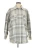 H&M Plaid Gray Long Sleeve Blouse Size M - photo 1