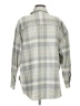 H&M Plaid Gray Long Sleeve Blouse Size M - photo 2