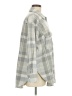 H&M Plaid Gray Long Sleeve Blouse Size M - photo 4