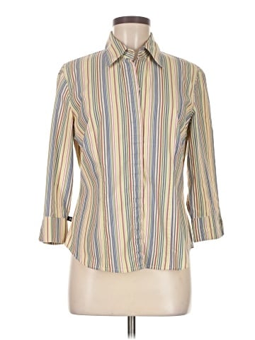 Allison Morgan 3/4 Sleeve Button-Down Shirt (view 1)