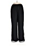 Le Bos 100% Polyester Solid Black Dress Pants Size 10 - photo 2
