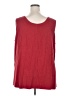 Tianello Red Sleeveless Top Size 2X - photo 2