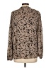 Dokotoo 100% Polyester Animal Print Tan Long Sleeve Blouse Size L - photo 2