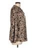 Dokotoo 100% Polyester Animal Print Tan Long Sleeve Blouse Size L - photo 4