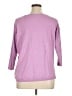 Talbots 100% Cotton Purple Pullover Sweater Size XL - photo 2