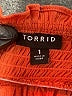 Torrid Orange Short Sleeve Blouse Size 1X Plus (1) - photo 7