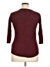 Moa Moa 100% Spandex Burgundy 3/4 Sleeve Top Size XL - photo 2